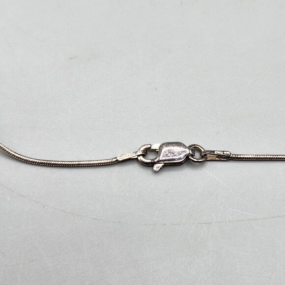 Sterling Silver Chain w/ Crystal Cross Pendant - Picture 11 of 15